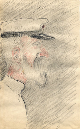 Perfil de un capitn naval