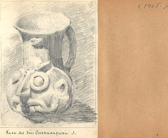 Vaso del dios Cueravaperi