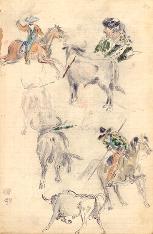 Cuadros taurinos y de charrera