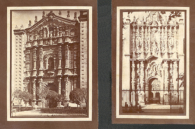 Fachadas del Templo del Carmen y del Sagrario Metropolitano