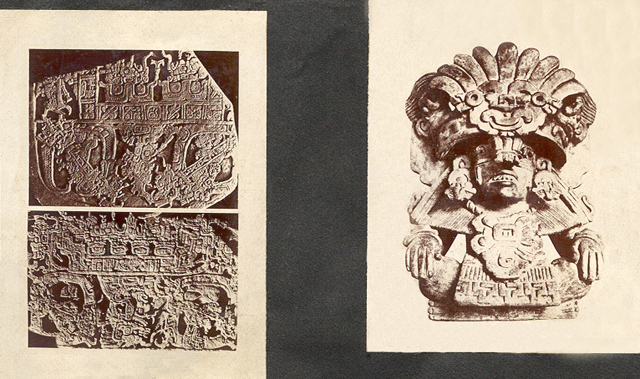 Estelas y Urna  Zapoteca