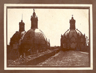 Cpulas de la Iglesia del Carmen en San ngel