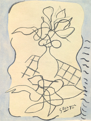 Dibujo por Georges Braque