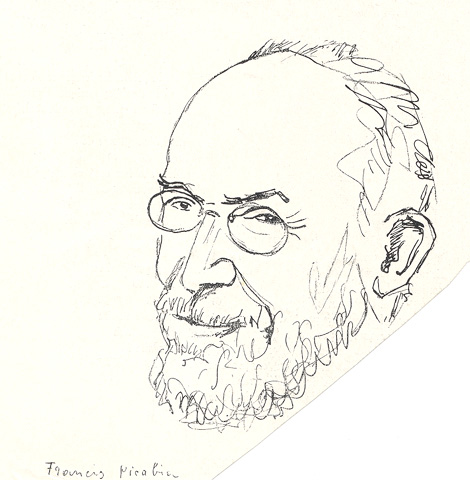 Dibujo de Eric Satie