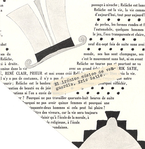 El irnico msico de vanguardia, Eric Satie (Reverso)