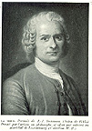 Retrato de Rousseau por La Tour