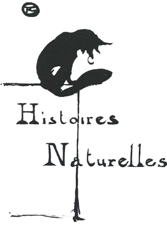 Portade de Histoires Naturelles de Jules Renard por Tolouse-Lautrec