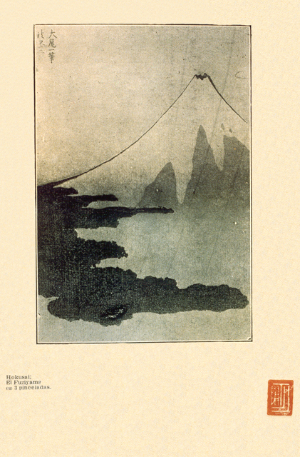 Hokusai: El Fuziyama en 3 pinceladas
